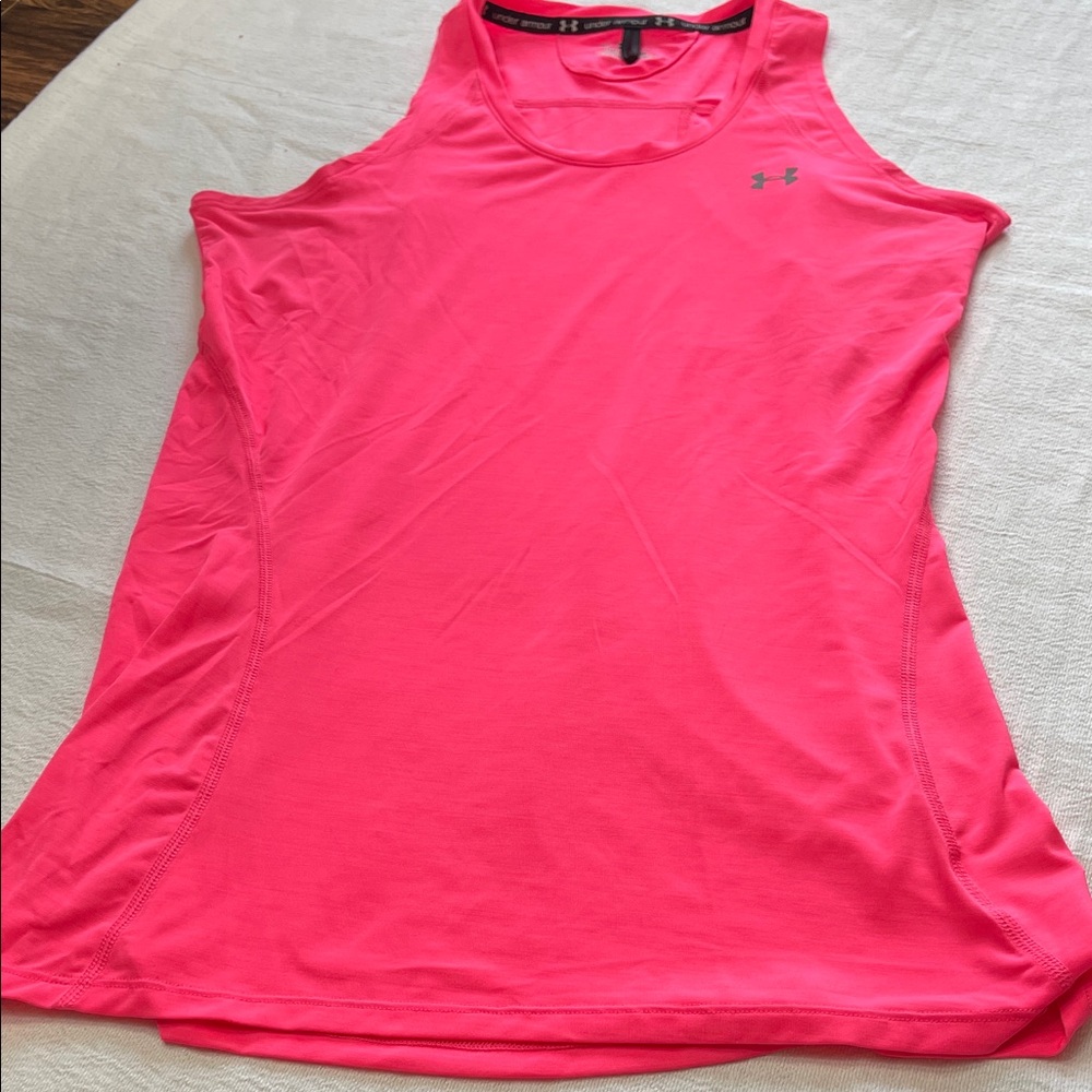 Under Armour Women's Neon Pink Performance Tank Top